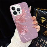 Custodia ibrida PC TPU con motivo farfalla per iPhone