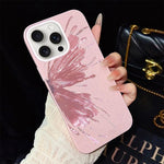 Custodia ibrida PC e TPU con motivo farfalla per iPhone 16 Pro