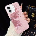 Custodia ibrida PC e TPU con motivo farfalla per iPhone 16 Pro