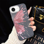 Custodia ibrida PC TPU con motivo farfalla per iPhone 17e e 16e