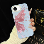 Custodia ibrida PC TPU con motivo farfalla per iPhone 17e e 16e