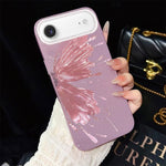 Custodia ibrida PC TPU con motivo farfalla per iPhone 17e e 16e
