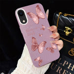 Custodia ibrida PC TPU con farfalle per iPhone 11 Pro Max