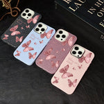 Custodia ibrida PC TPU con farfalle per iPhone 11 Pro Max