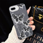 Custodia ibrida PC e TPU con farfalle per iPhone 6 Plus