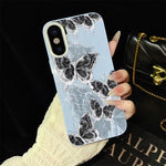 Custodia ibrida PC TPU con farfalle per iPhone 11 Pro Max