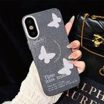 Custodia ibrida PC TPU con farfalle per iPhone 11 Pro Max