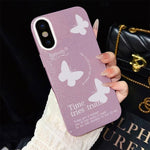 Custodia ibrida PC TPU con farfalle per iPhone 11 Pro Max