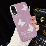 Custodia ibrida PC TPU con farfalle per iPhone 11 Pro Max