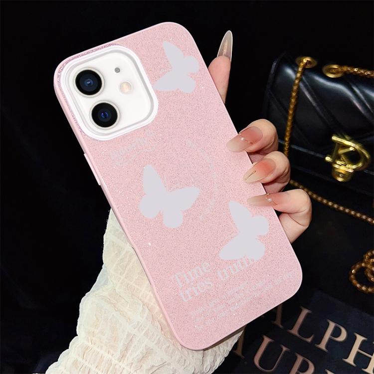 Custodia ibrida PC TPU con farfalle per iPhone 11 Pro Max