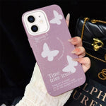 Custodia ibrida PC TPU con farfalle per iPhone 11 Pro Max