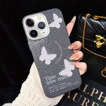 Custodia ibrida PC TPU con farfalle per iPhone 11 Pro Max