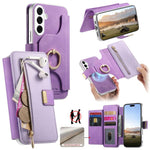 Portafoglio con cerniera e blocco RFID per Galaxy S26+, S26 Ultra e S25 Edge 5G