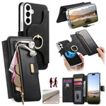 Portafoglio con cerniera e blocco RFID per Galaxy S26+, S26 Ultra e S25 Edge 5G