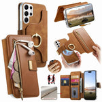 Portafoglio con cerniera e blocco RFID per Galaxy S25+, S25 Ultra e S24 FE 5G