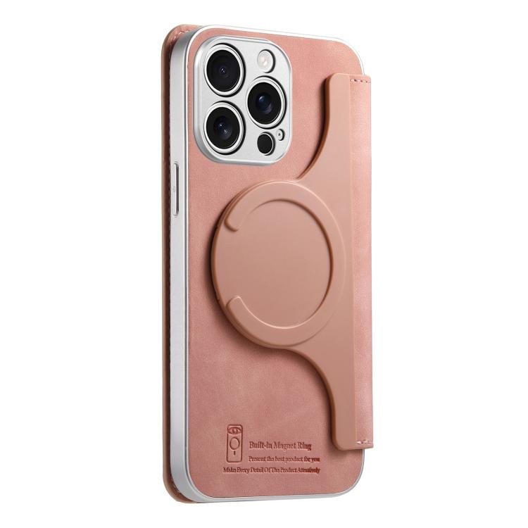 Custodia portafoglio in pelle vegana per iPhone 15 Pro