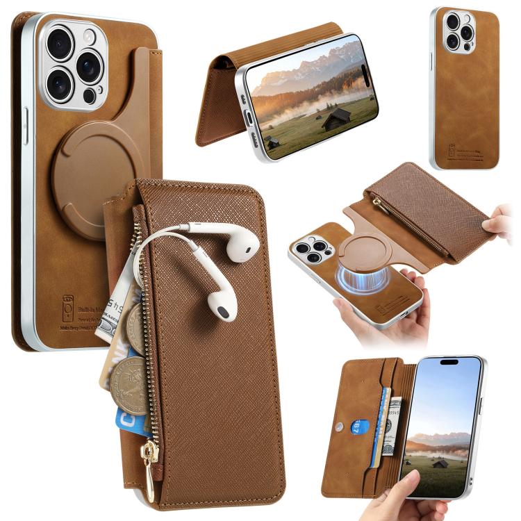Custodia portafoglio in pelle vegana per iPhone 13 Pro Max