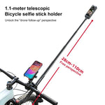 Supporto in alluminio per prolunga manubrio bicicletta