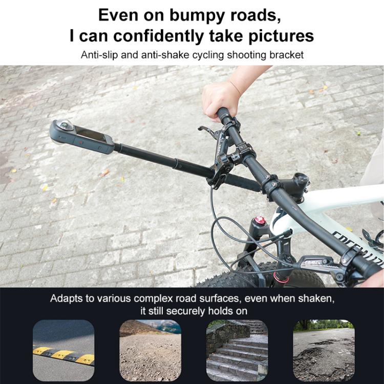 Supporto in alluminio per prolunga manubrio bicicletta