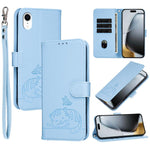 Custodia portafoglio in ecopelle con protezione RFID per iPhone X