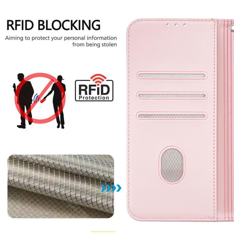 Custodia portafoglio in ecopelle con protezione RFID per iPhone X