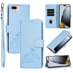 Custodia portafoglio in ecopelle con protezione RFID per iPhone