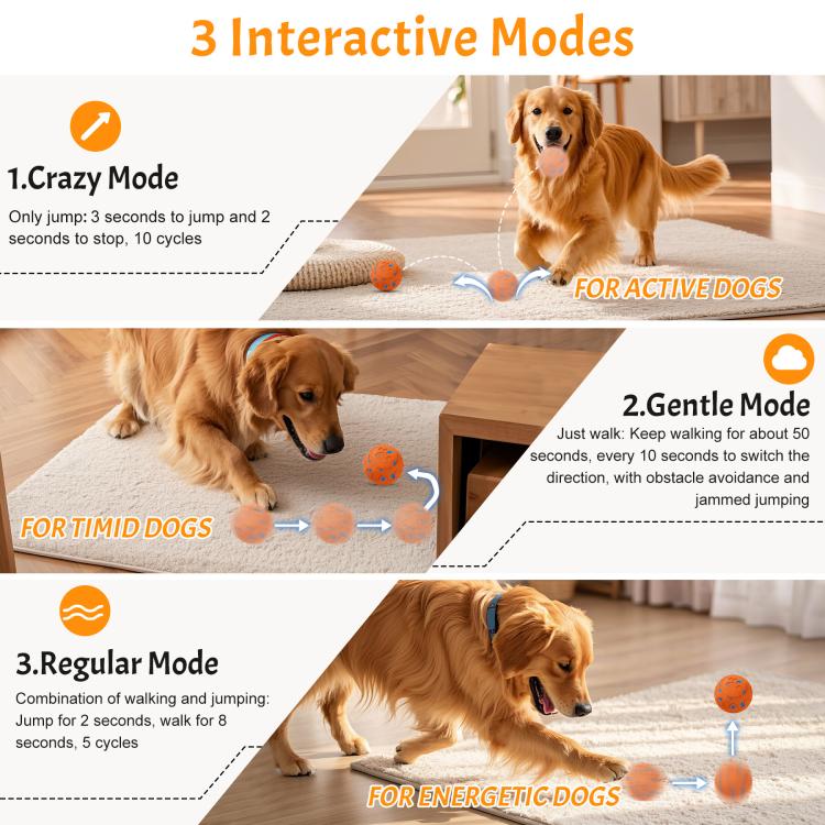 O15 Palla giocattolo automatica per addestramento cani