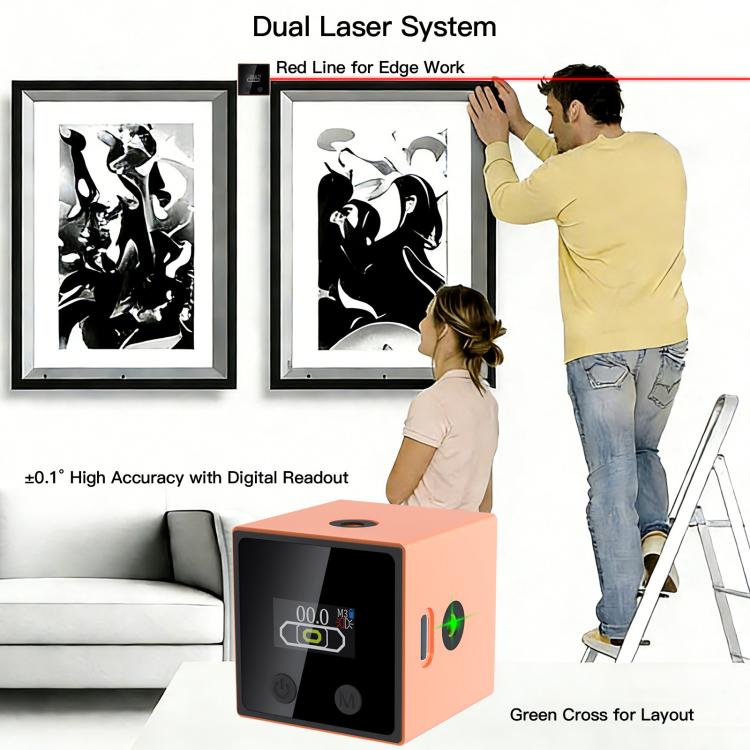 Livella laser multifunzione LT10 con goniometro digitale - immagine 4