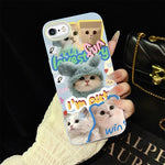Custodia ibrida PC TPU con glitter per iPhone 8 Plus 7 Plus