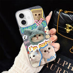 Custodia ibrida PC TPU con glitter per iPhone 17 e 16
