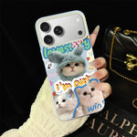 Custodia ibrida PC TPU con glitter per iPhone 17 e 16