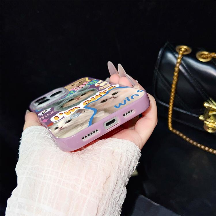 Custodia ibrida PC TPU con glitter per iPhone 17 e 16