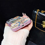Custodia ibrida PC TPU con glitter per iPhone 8 Plus 7 Plus