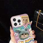 Custodia ibrida PC TPU con glitter per iPhone 17 e 16
