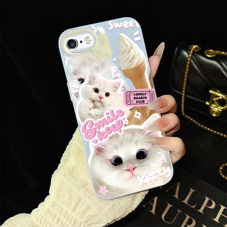 Custodia ibrida PC TPU glitterata per iPhone 8 Plus 7 Plus
