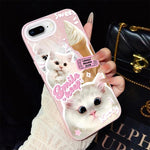 Custodia ibrida PC TPU glitterata per iPhone 8 Plus 7 Plus