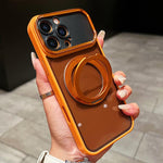 Custodia magnetica con supporto girevole per iPhone 16 Pro