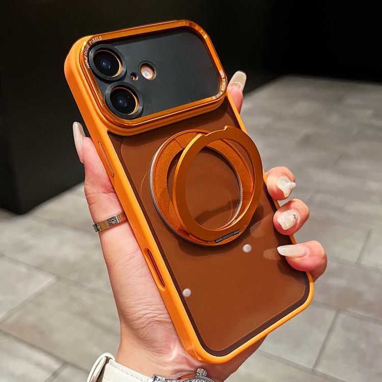 Custodia magnetica con supporto girevole per iPhone 16 Pro