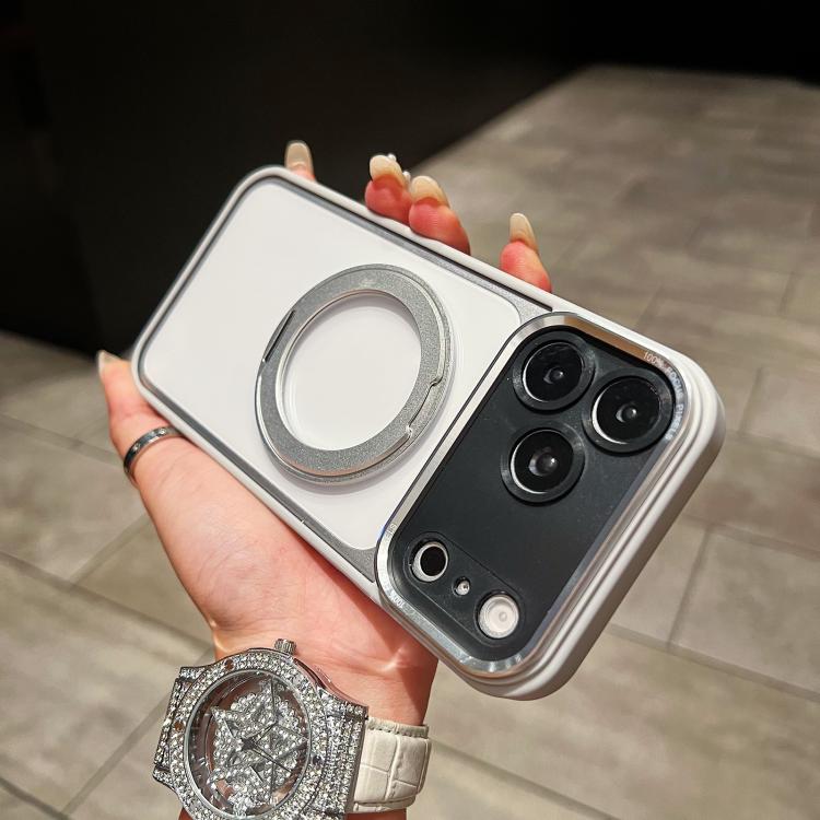 Custodia magnetica con supporto girevole per iPhone 16 Pro