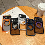 Custodia magnetica con supporto girevole per iPhone 17 Pro Max