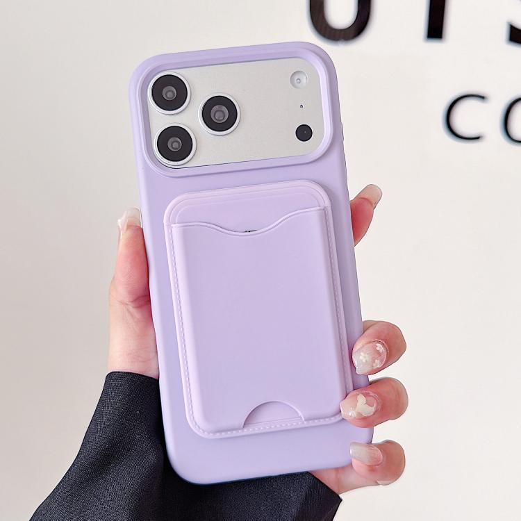 Custodia TPU magnetica con porta carte per iPhone 17 Pro Max