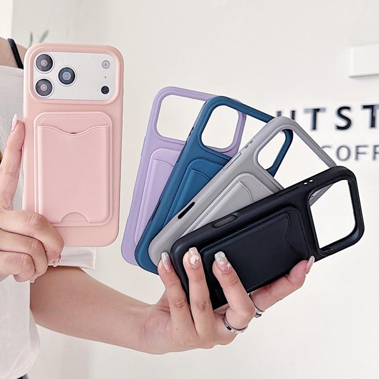 Custodia TPU magnetica con porta carte per iPhone 15