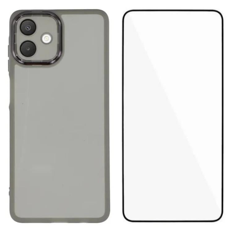 Custodia TPU traslucida con cornice galvanizzata per Galaxy A07 4G, A56 5G, A26