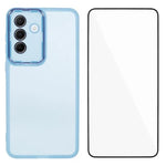 Custodia TPU traslucida con cornice galvanizzata per Galaxy A07 4G, A56 5G, A26