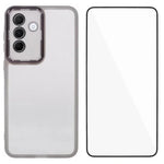 Custodia TPU traslucida con cornice galvanizzata per Galaxy A07 4G, A56 5G, A26