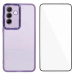 Custodia TPU traslucida con cornice galvanizzata per Galaxy A07 4G, A56 5G, A26