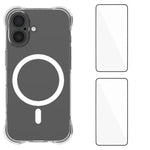 Custodia TPU trasparente magnetica per iPhone 17 Pro Max