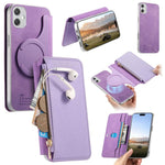 Custodia portafoglio con cerniera magnetica per Galaxy A05, A05s e A25 5G