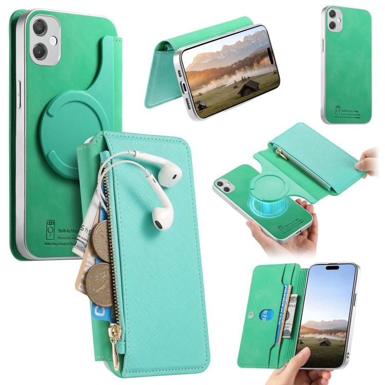 Custodia portafoglio con cerniera magnetica per Galaxy A05, A05s e A25 5G