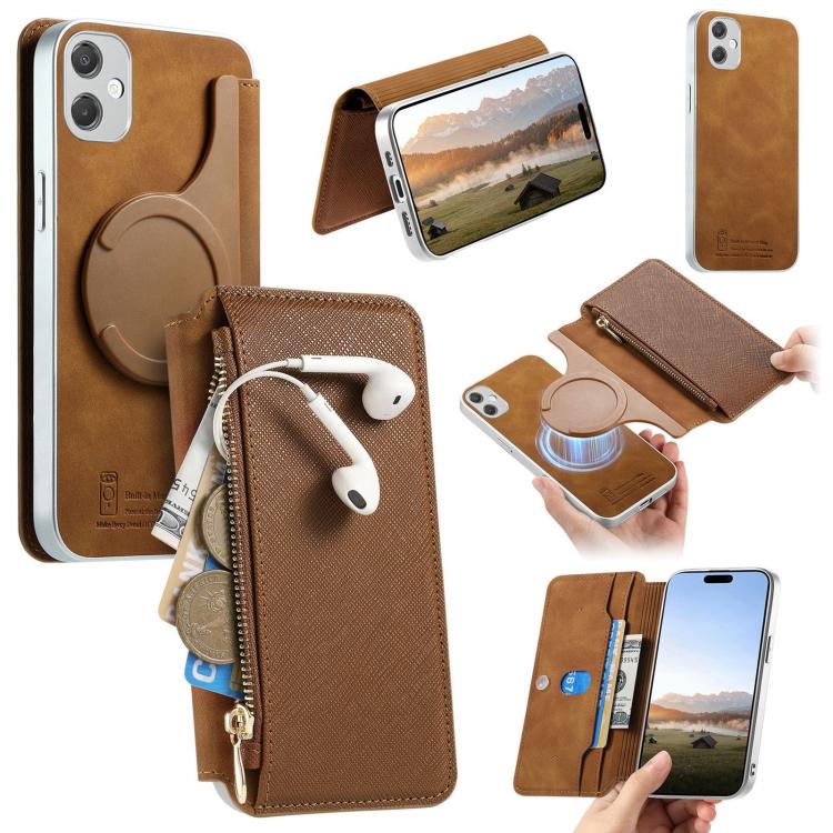 Custodia portafoglio con cerniera magnetica per Galaxy A05, A05s e A25 5G